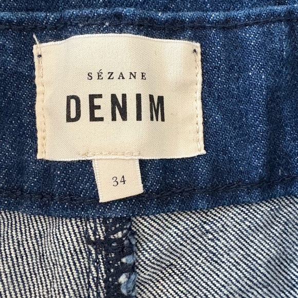 Sezane Denim Women's Dark Blue Jeans - size US 2 - Picture 11 of 13